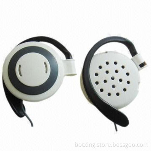 Hang-ear Earphones, 20 to 20,000Hz Frequency with 32 Ohms Impedance